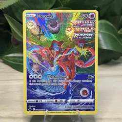 Deoxys GG12 Crown Zenith Galarian Gallery Pokemon Card NM - Image 1