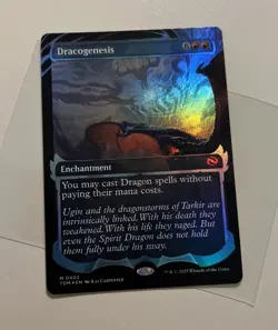 MTG Magic The Gathering Foil Dracogenesis *NP - Image 1