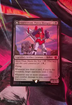 Starscream, Power Hungry Universes Beyond: Transformers Foil - Image 1