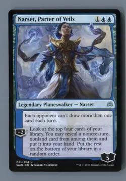 Narset, Parter of Veils 61 Uncommon War of the Spark Magic: The Gathering NM - Image 1