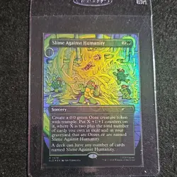 Magic: The Gathering Slime Against Humanity 7078 Secret Lair Rare Sorcery Foil … - Image 1