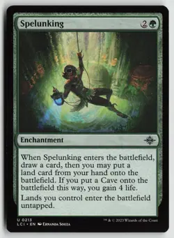 Spelunking Lightly Played 213 The Lost Caverns of Ixalan MTG - Image 1