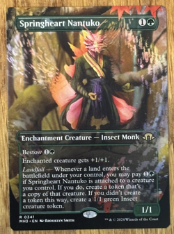 MTG Modern Horizons 3, Springheart Nantuko - Borderless - Image 1