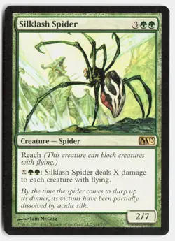Silklash Spider 191 Rare Magic 2013 (M13) Magic: The Gathering Near Mint - Image 1