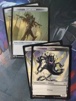 Inkling / Scarecrow Double-Sided Token x 4 | 7% Off 2+ | Duskmourn | NM | MTG - Image 1