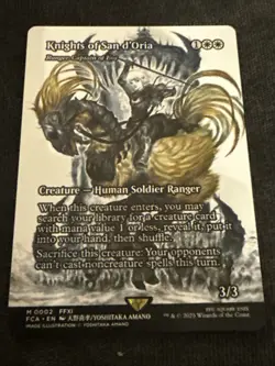 Magic: The Gathering Final Fantasy Knights Of San d'Oria 002 Borderless Showcase - Image 1