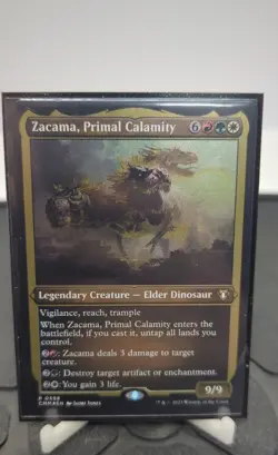 Zacama, Primal Calamity (Foil Etched) Commander Masters Foil - Image 1