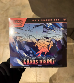 Sealed Pokemon Chaos Rising Elite Trainer Box ETB *IN HAND* *SHIPS IMMEDIATELY!* - Image 1