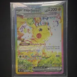 Pikachu ex 238/191 Sv08 Surging Sparks Special Illustration Rare Full Art Holo - Image 1