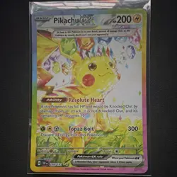 Pikachu ex 238/191 Sv08 Surging Sparks Special Illustration Rare Full Art Holo - Image 2