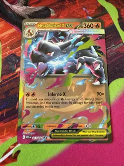 Pokemon Phantasmal Flames Mega Charizard X ex 13/94 NM - Image 1