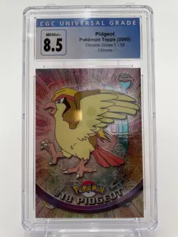 2000 Pidgeot Topps Chrome CGC 8.5 NM/MINT+ Pokemon #18 - Image 1