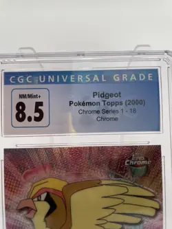 2000 Pidgeot Topps Chrome CGC 8.5 NM/MINT+ Pokemon #18 - Image 2