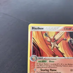The Pokemon Company Blaziken 1/106 Emerald Reg 110 HP Stage 2 Holo Rare English - Image 2