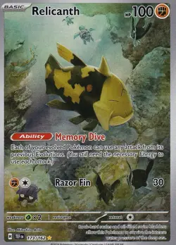 Pokemon Card - Relicanth Temporal Forces 173/162 Illustration Rare - Image 1