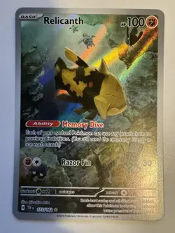 Pokemon Card - Relicanth Temporal Forces 173/162 Illustration Rare - Image 3