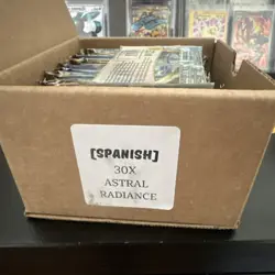 Pokemon TCG Astral Radiance Spanish Booster Pack Lot (30 Packs) 2022 - Image 3