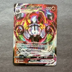 Pokemon Chandelure VMAX 040/264 Ultra Rare Fusion Strike Holo Vmax English - Image 1