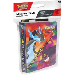 Pokemon TCG MINI PORTFOLIO 60 Cards PHANTASMAL FLAMES - BINDER ONLY - NO PACK - Image 1