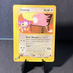 Pokemon TCG Chansey 72/165 Expedition Base Set 2002 VTG WOTC LP Uncommon - Image 1