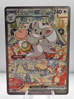Cinccino ex 119/086 Mega Evolutions - Chaos Rising Pokemon TCG - Image 1