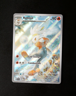 Pokemon Card TCG - Raboot 147/142 - Stellar Crown - Illustration Rare - NM/LP ⭐ - Image 1