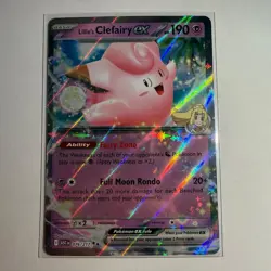 Lillie's Clefairy ex 076/217 Double Rare Ascended Heroes Pokemon Near Mint - Image 1