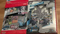 1 Black Bolt 1 White Flare Poster + Binder Collection Sam's Club Bundle - Image 1
