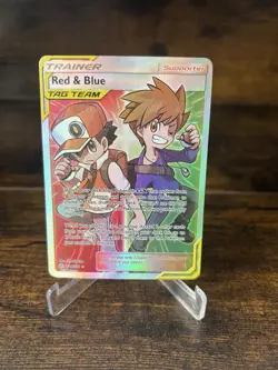 Pokemon Cosmic Eclipse - Red & Blue Full Art 234/236 - MP - Image 1