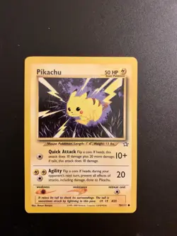 Pokemon TCG Pikachu Neo Genesis 70 Regular Unlimited - Image 1