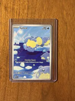 Pokemon TCG Spheal 199/191 Surging Sparks Illustration Rare - Image 1