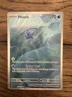 Pokemon Phione 175/167 Twilight Masquerade TWM EN Illustration Rare IR - Image 1