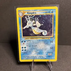 Pokemon TCG WOTC Neo Genesis Kingdra 8/111 Holo Rare Unlimited HP - Image 1