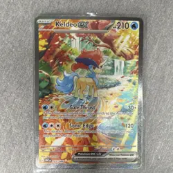 Pokemon TCG Keldeo ex 167/086 Sv: White Flare Full Art Holo - Image 1