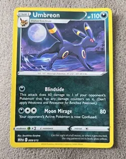 Pokemon TCG Umbreon SWSH129 Black Star Promo NM - Image 1