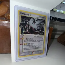 Pokemon TCG Rayquaza 107/107 Holo Rare GOLD STAR - Image 1