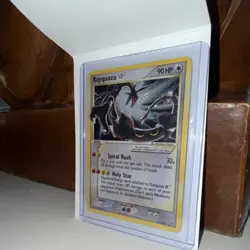 Pokemon TCG Rayquaza 107/107 Holo Rare GOLD STAR - Image 2