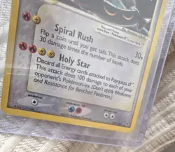 Pokemon TCG Rayquaza 107/107 Holo Rare GOLD STAR - Image 5