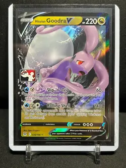 Hisuian Goodra V 108/196 Stamped Promo Pokemon Prize Pack Series 4 NM - Image 1