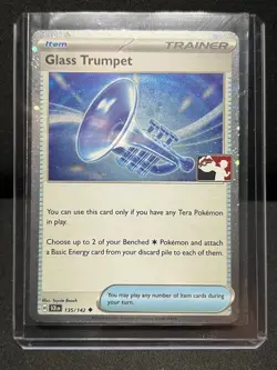 Glass Trumpet 135/142 Cosmos Holo Stamped Promo Pokemon Play! Prize Pack NM - Image 1