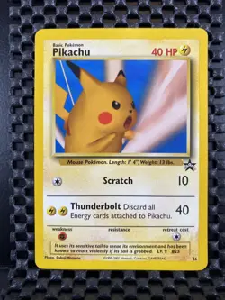 Pikachu #26 SNAP WOTC Black Star Promo Vintage 2001 Pokemon Card NM / Near Mint - Image 1