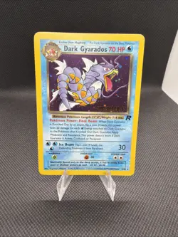 Pokemon Dark Gyarados Prerelease Promo #8 Vintage WOTC NMint Hz6 *SWIRLGANG* - Image 2