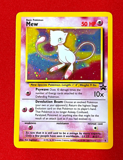 Pokemon card Pokemon MEW HOLO Black Star Promo #9 - Image 2