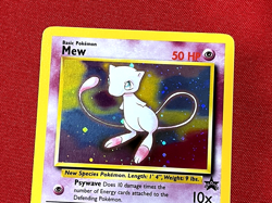 Pokemon card Pokemon MEW HOLO Black Star Promo #9 - Image 5