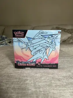 Pokemon Center Chaos Rising Elite Trainer Box Factory Sealed English ETB In Hand - Image 1