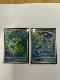 Pokemon TCG Frogadier 089/086 And Froakie 088/086 - Chaos Rising - NM English - Image 1