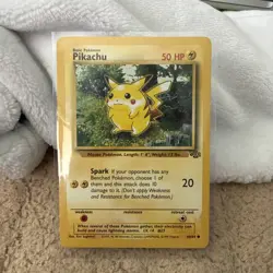 Pikachu 60/64 Common Jungle Pokemon Unlimited Lightly Played - Image 1