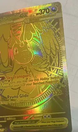 Pokemon Mega Dragonite EX ASC 295/217 Secret Rare Holo Full Art 370 HP English - Image 5