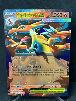 Pokemon Mega Charizard Y ex 030 Tin Promo Near Mint - Image 1