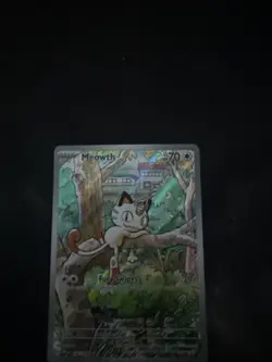 Pokemon TCG Meowth Black Star Promos Holo Card 106/94 - Image 1